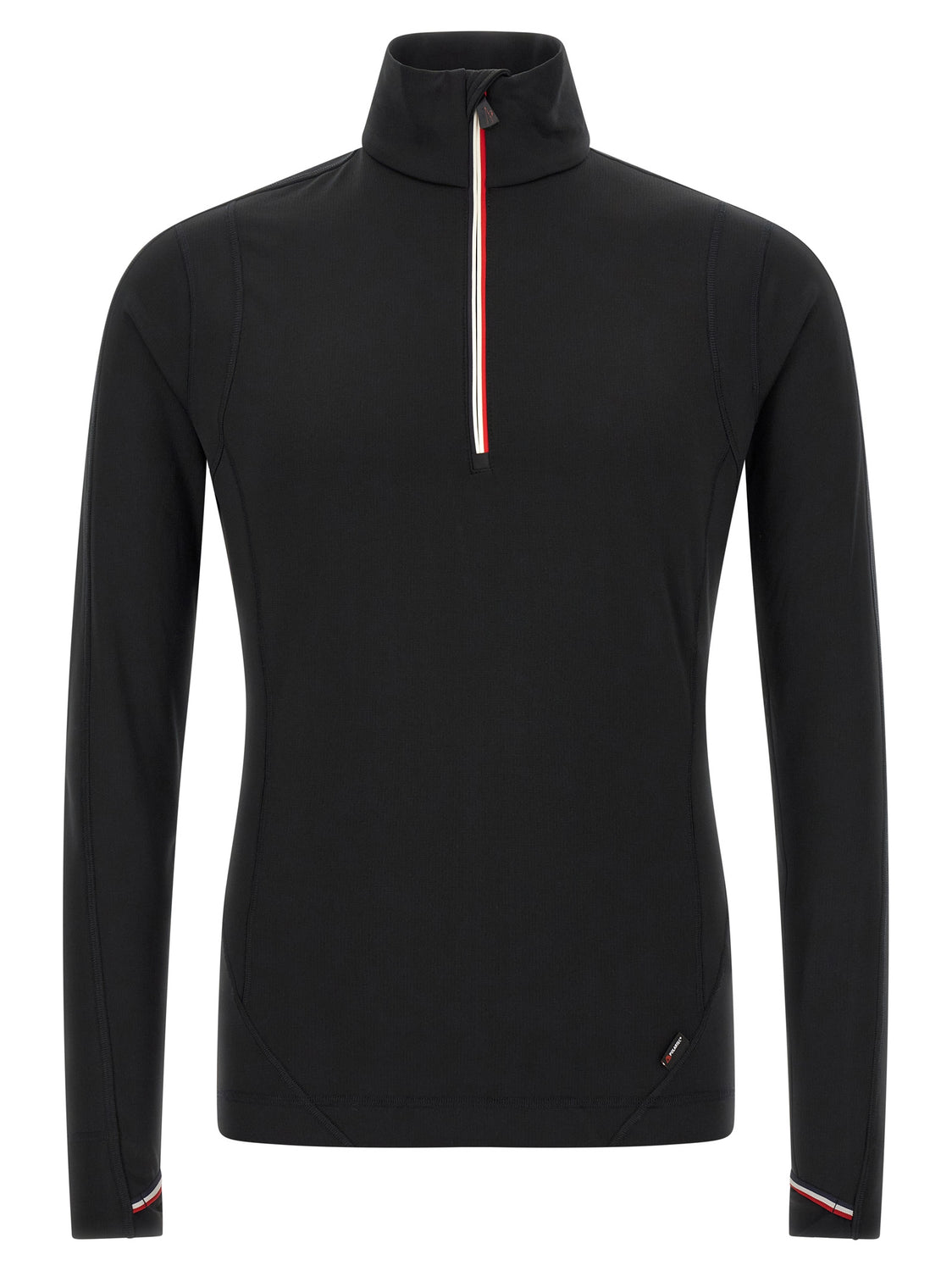 Black Polyamide Sweatshirt