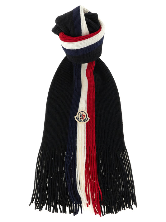 Black Virgin Wool Foulard