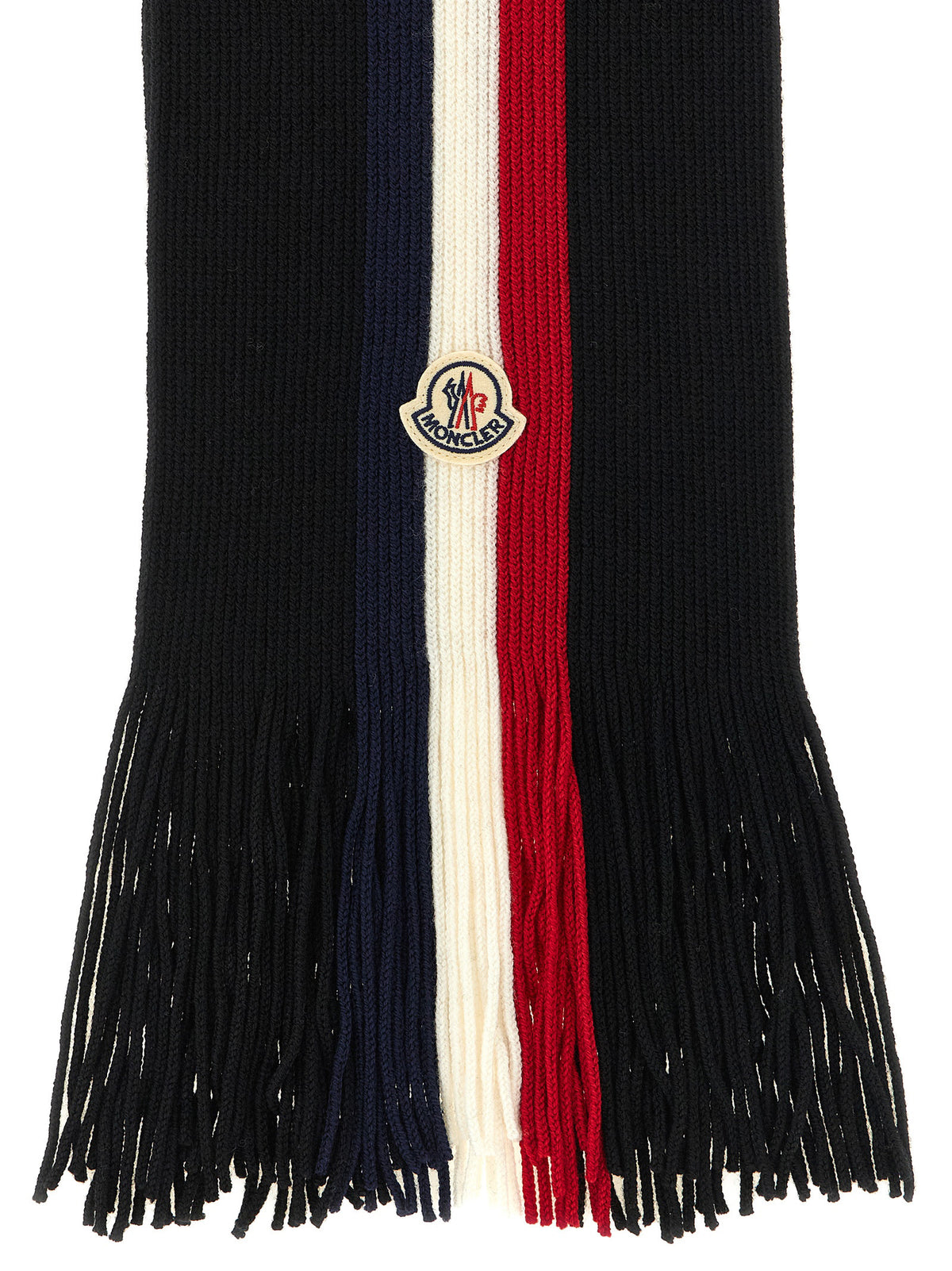 Black Virgin Wool Foulard