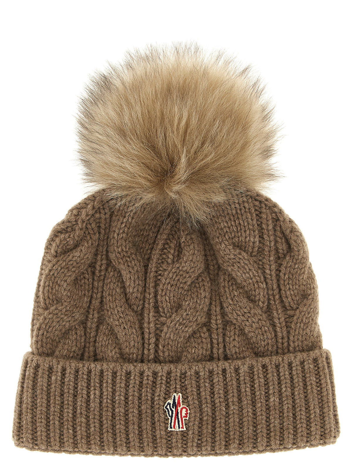 Brown Virgin Wool Beanie