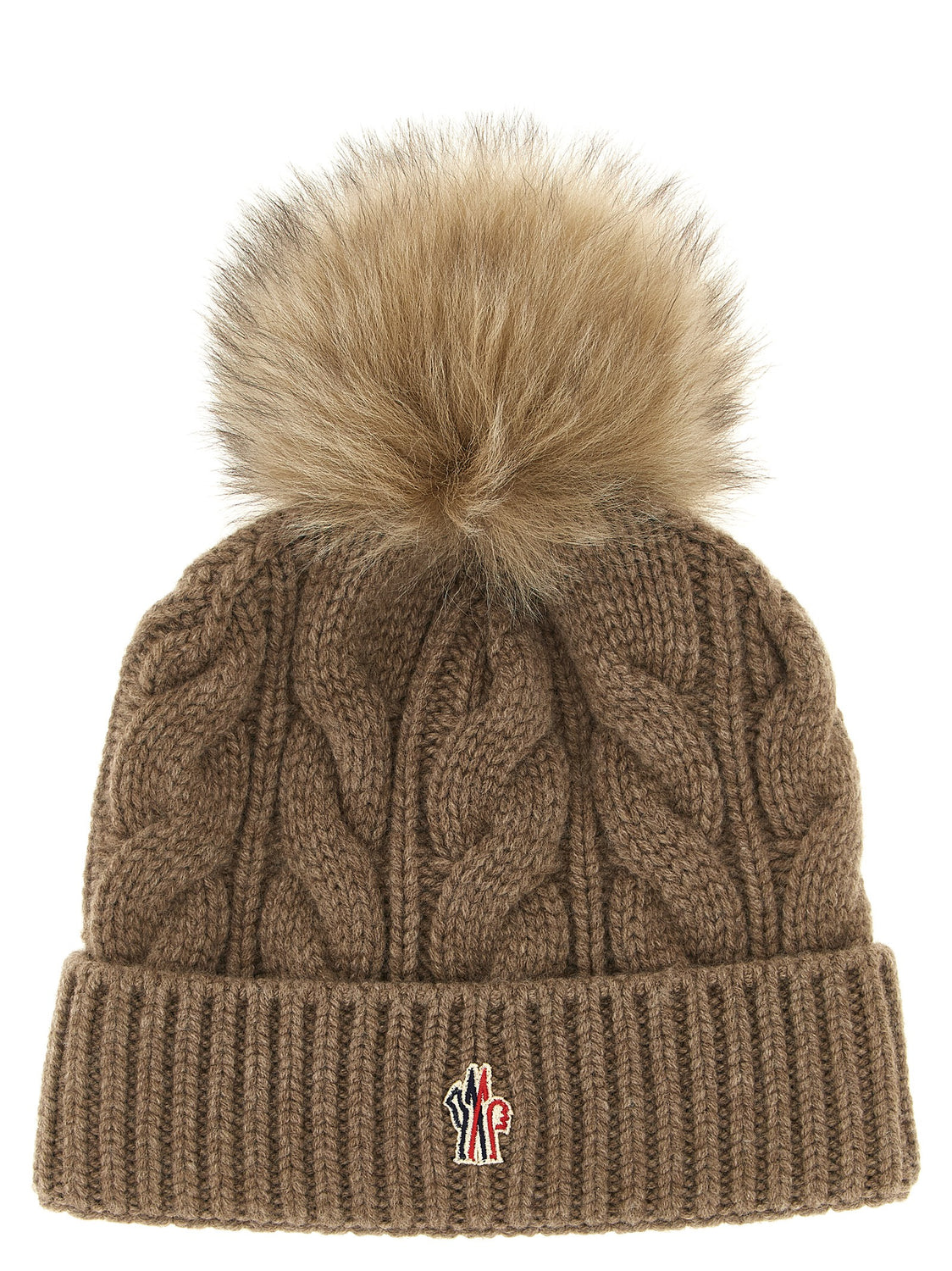 Brown Virgin Wool Beanie