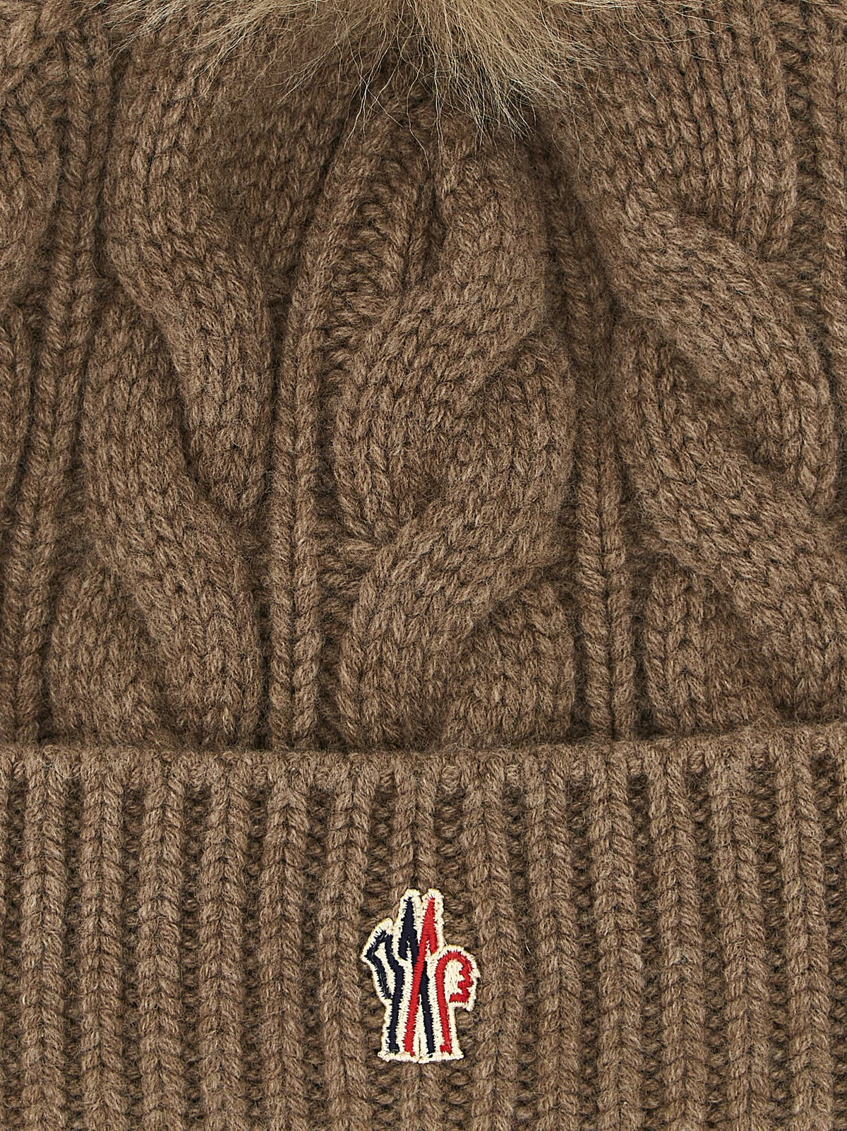 Brown Virgin Wool Beanie