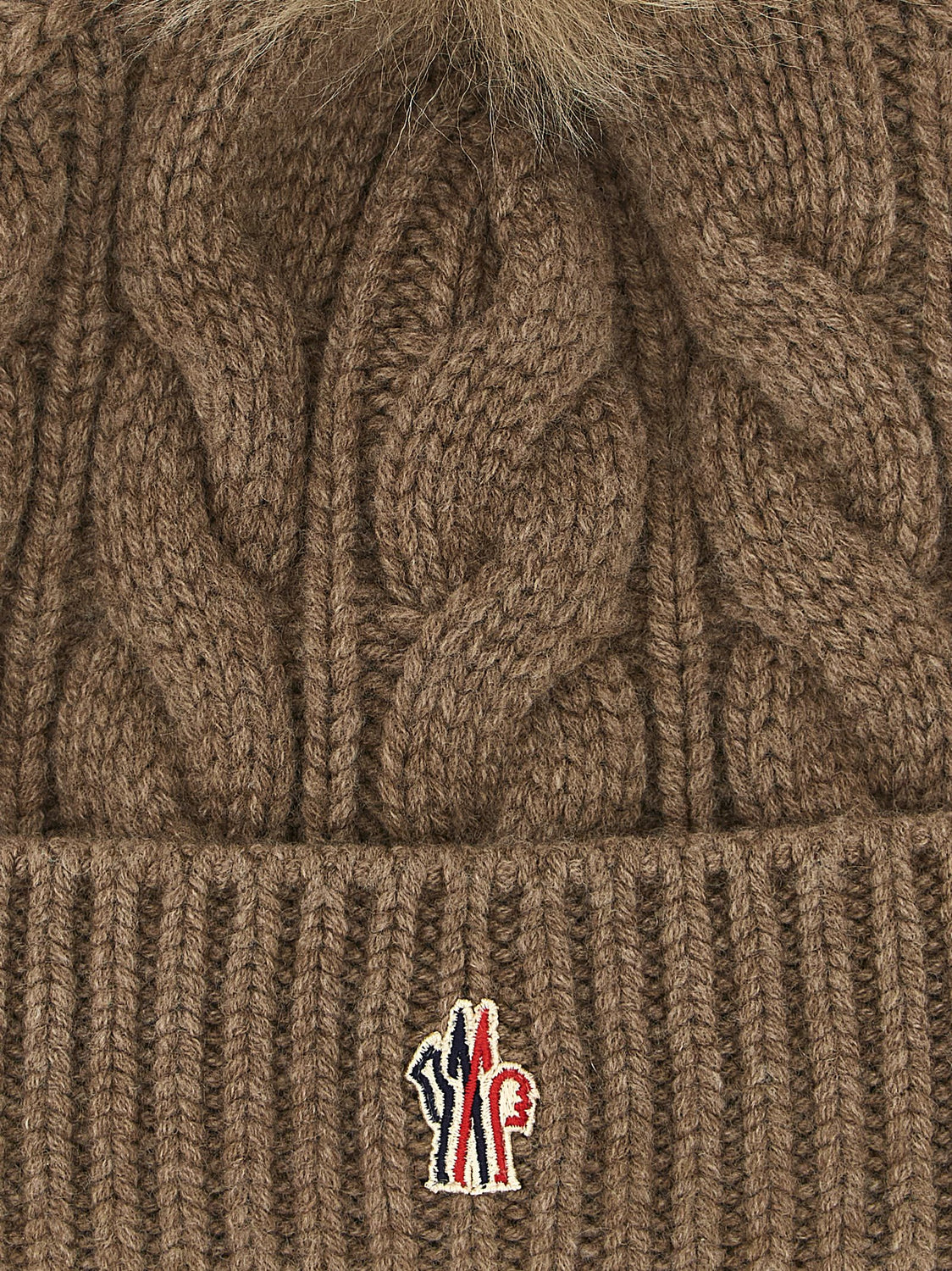 Brown Virgin Wool Beanie