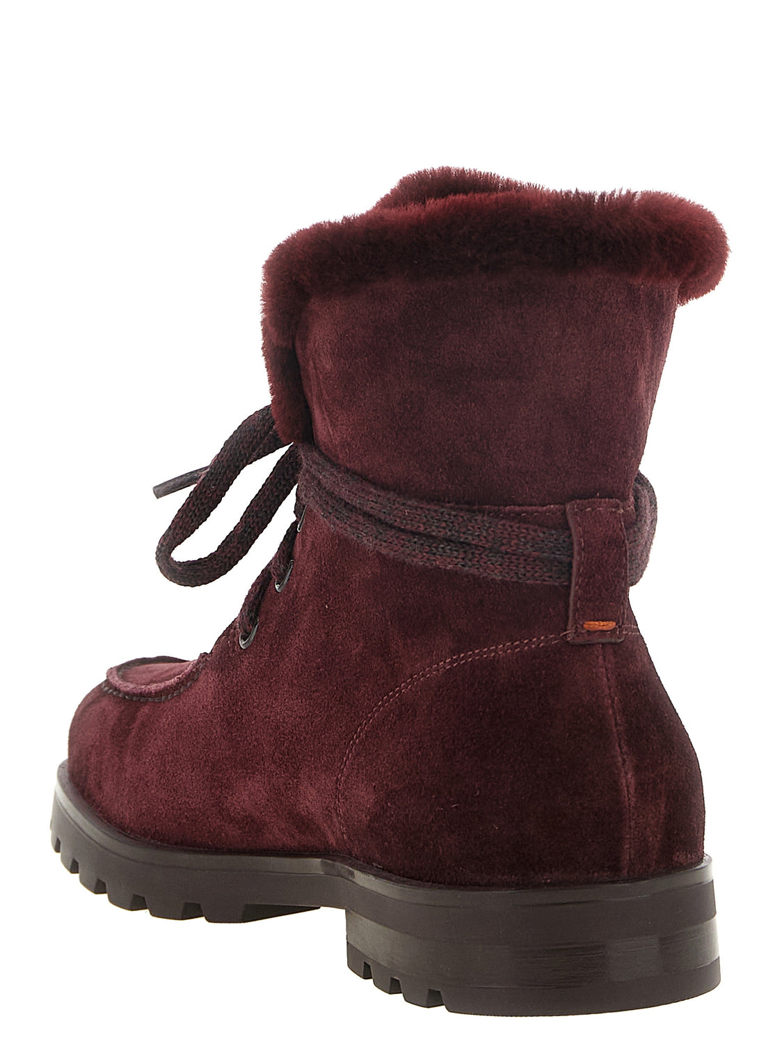 Bordeaux Calfskin Ankle Boots