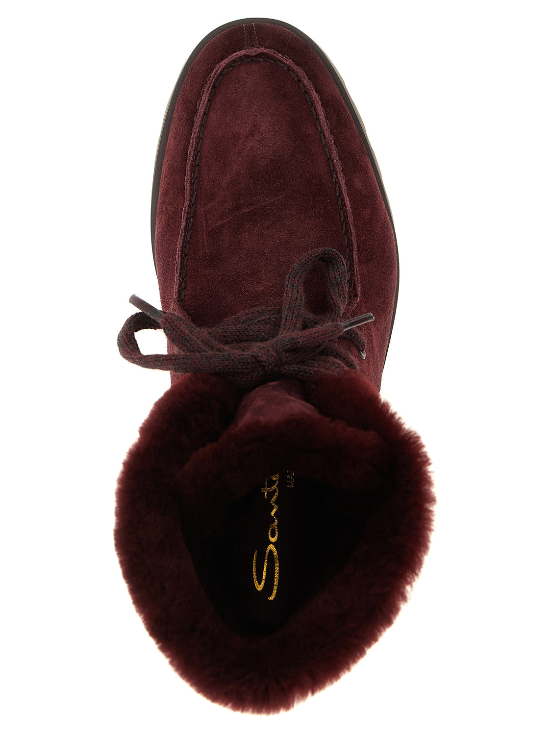 Bordeaux Calfskin Ankle Boots