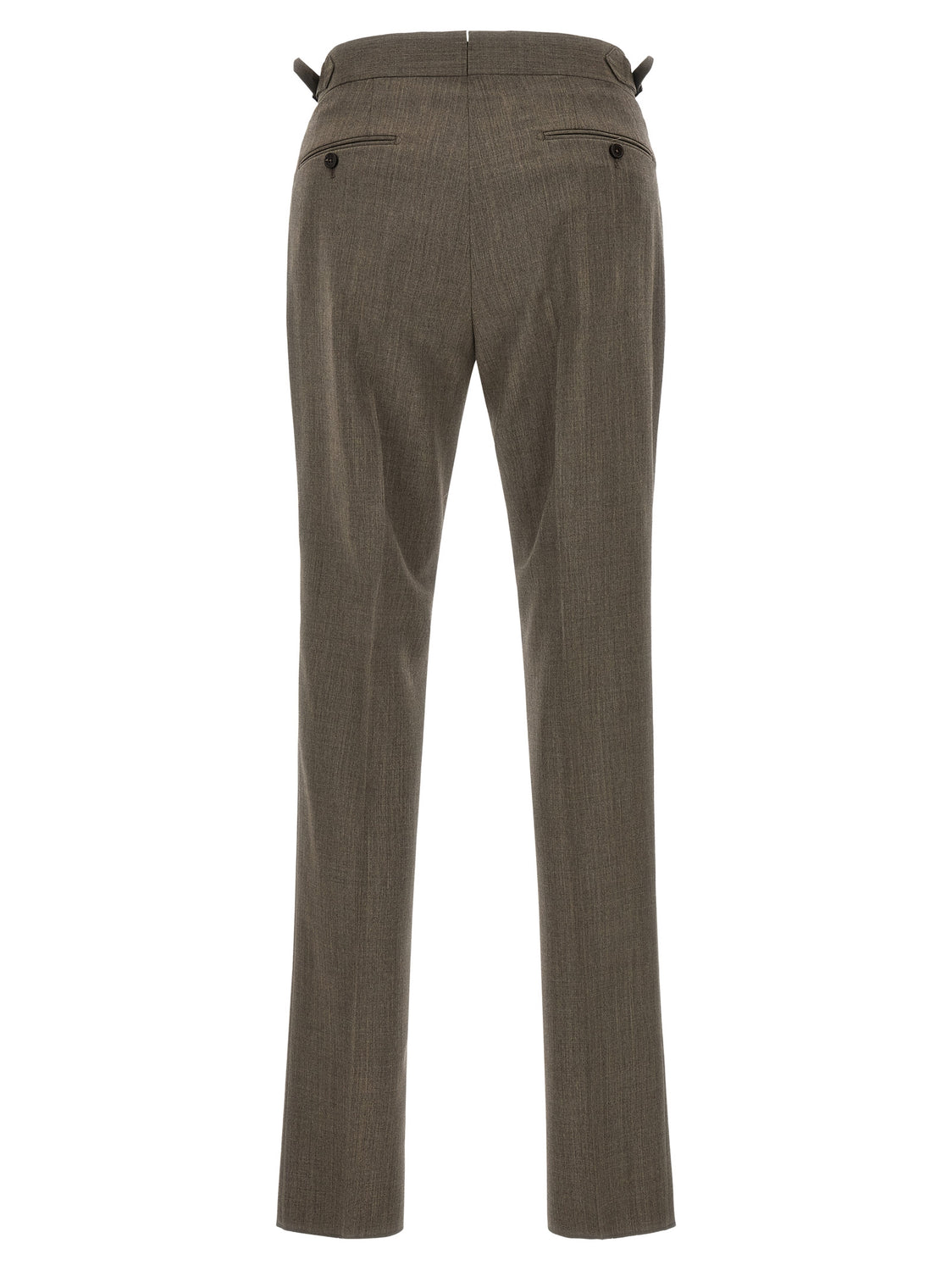 Brown Wool Dress Pants