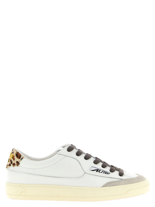 Multicolor Cowhide Low Top Sneakers