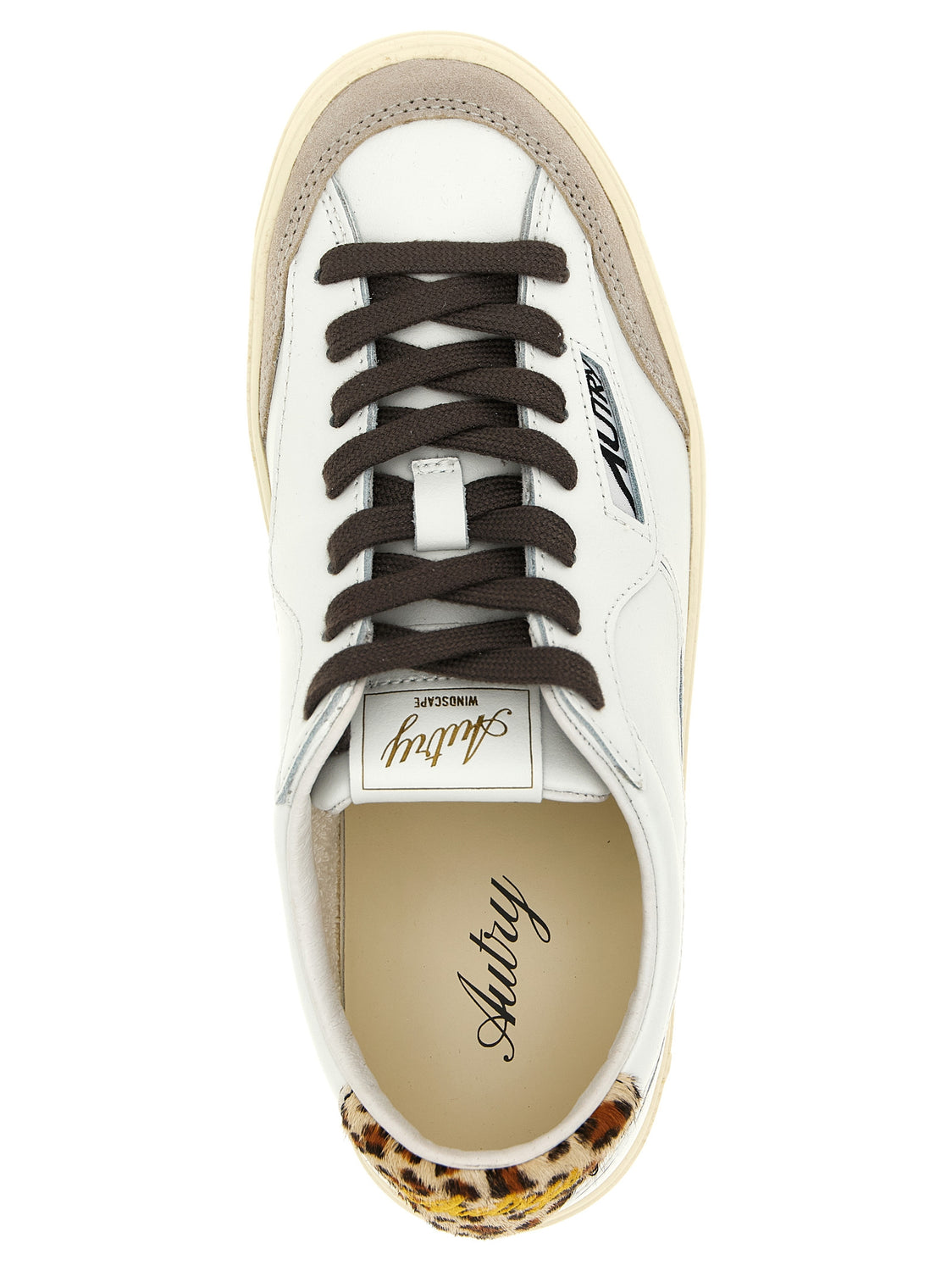 Multicolor Cowhide Low Top Sneakers