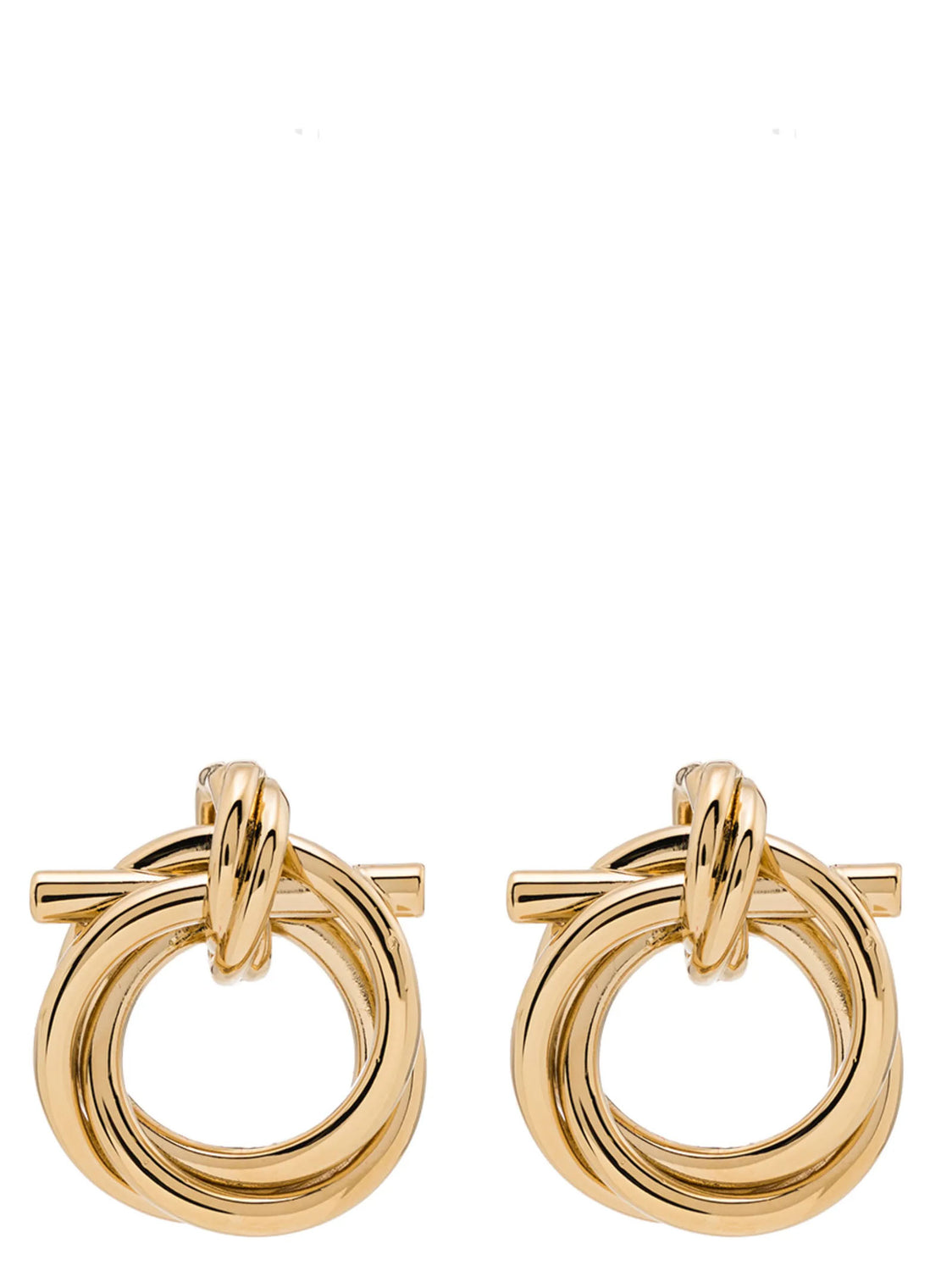 Gold Brass Earrings