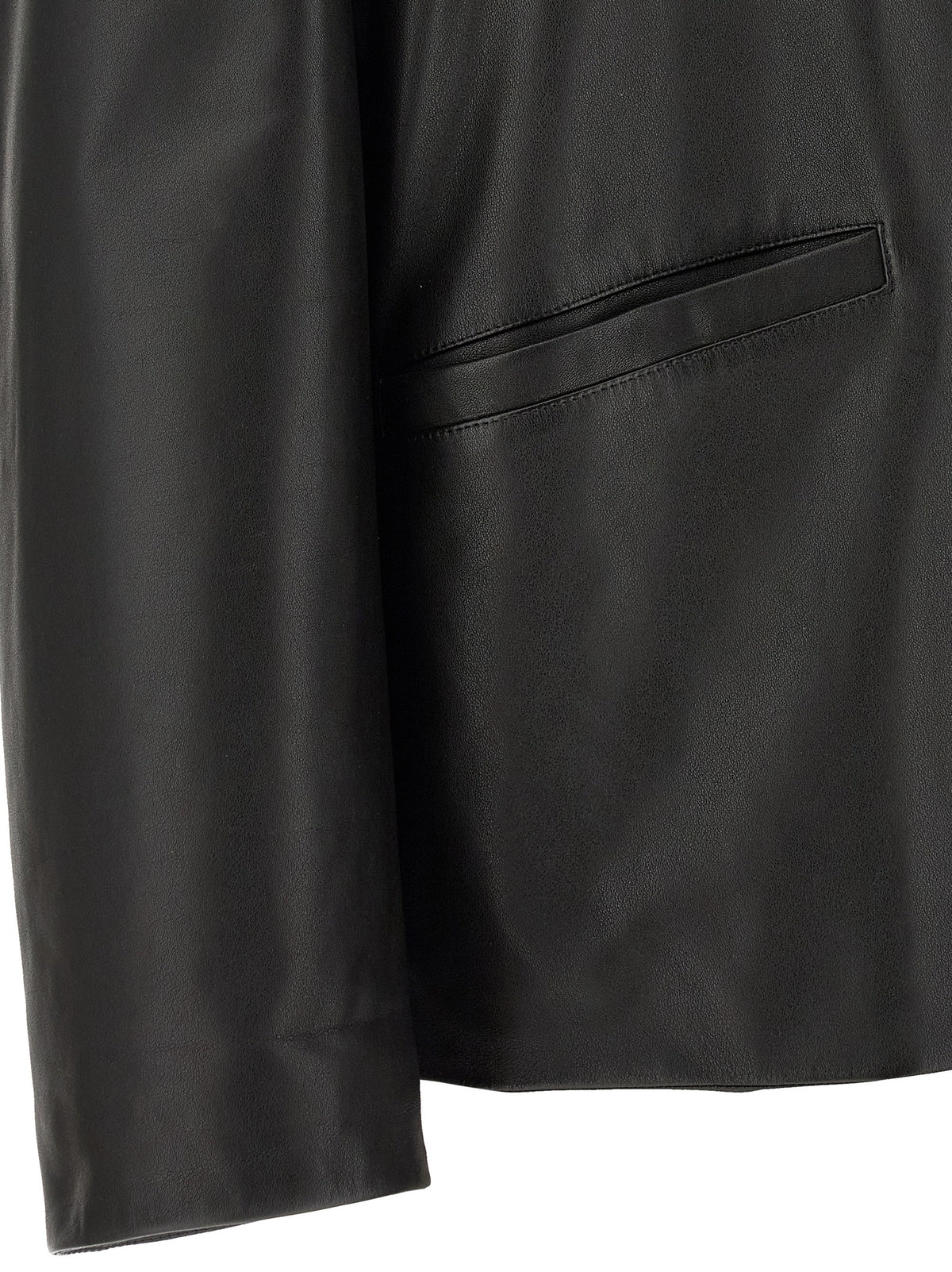 Black Calfskin Leather Jacket