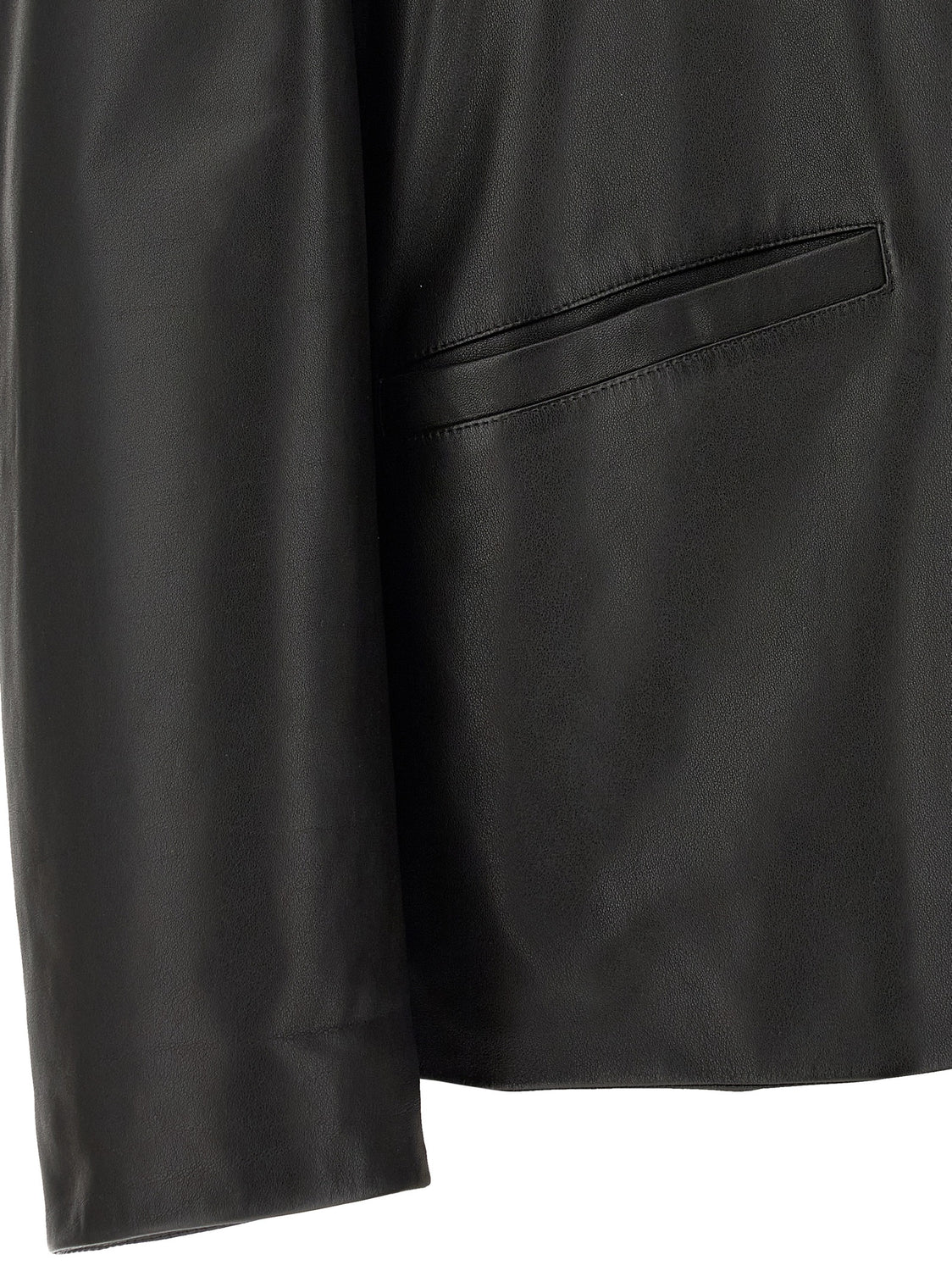Black Calfskin Leather Jacket