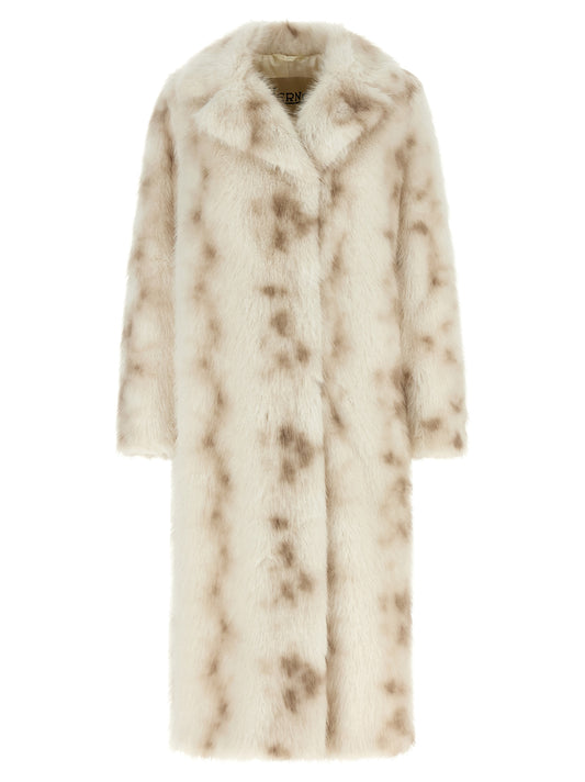 Beige Polyester Coat
