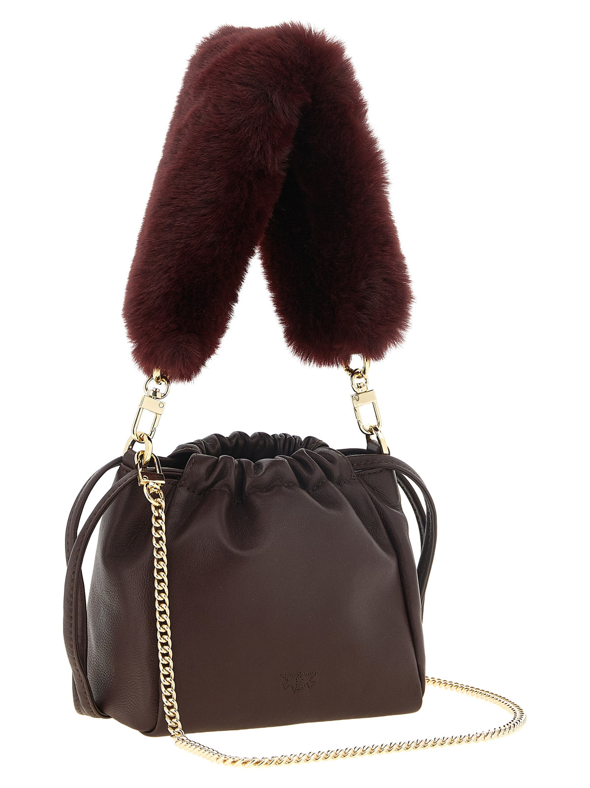 Bordeaux Lambskin Shoulder Bag