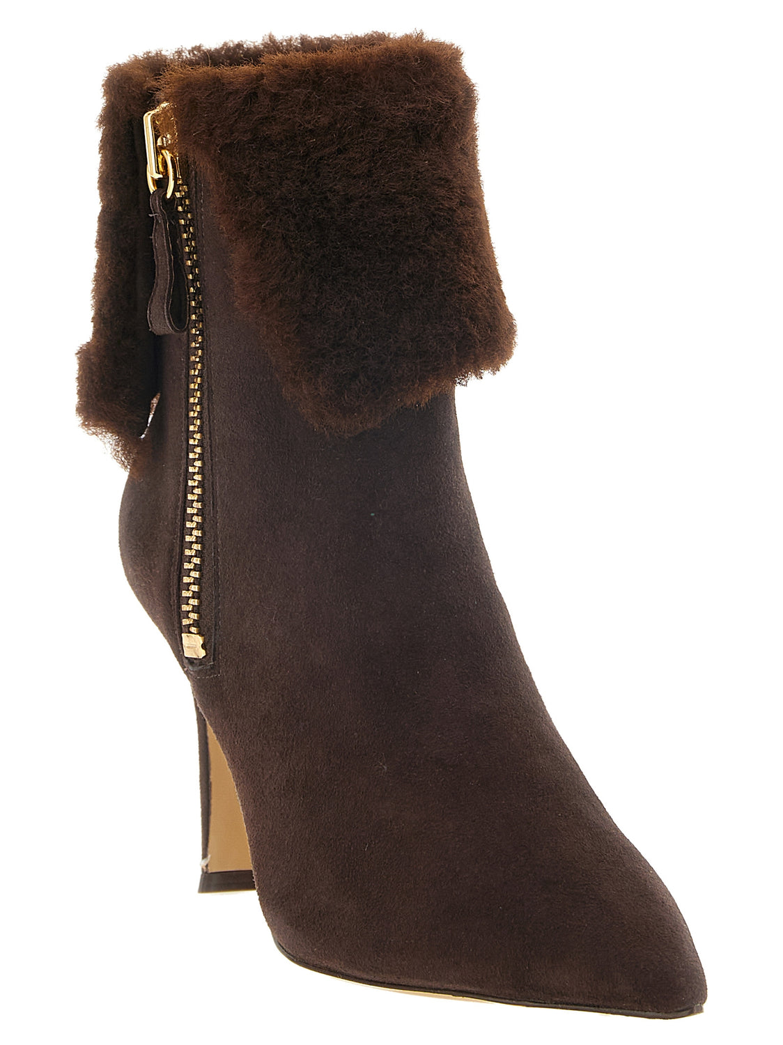 Brown Calfskin Ankle Boots
