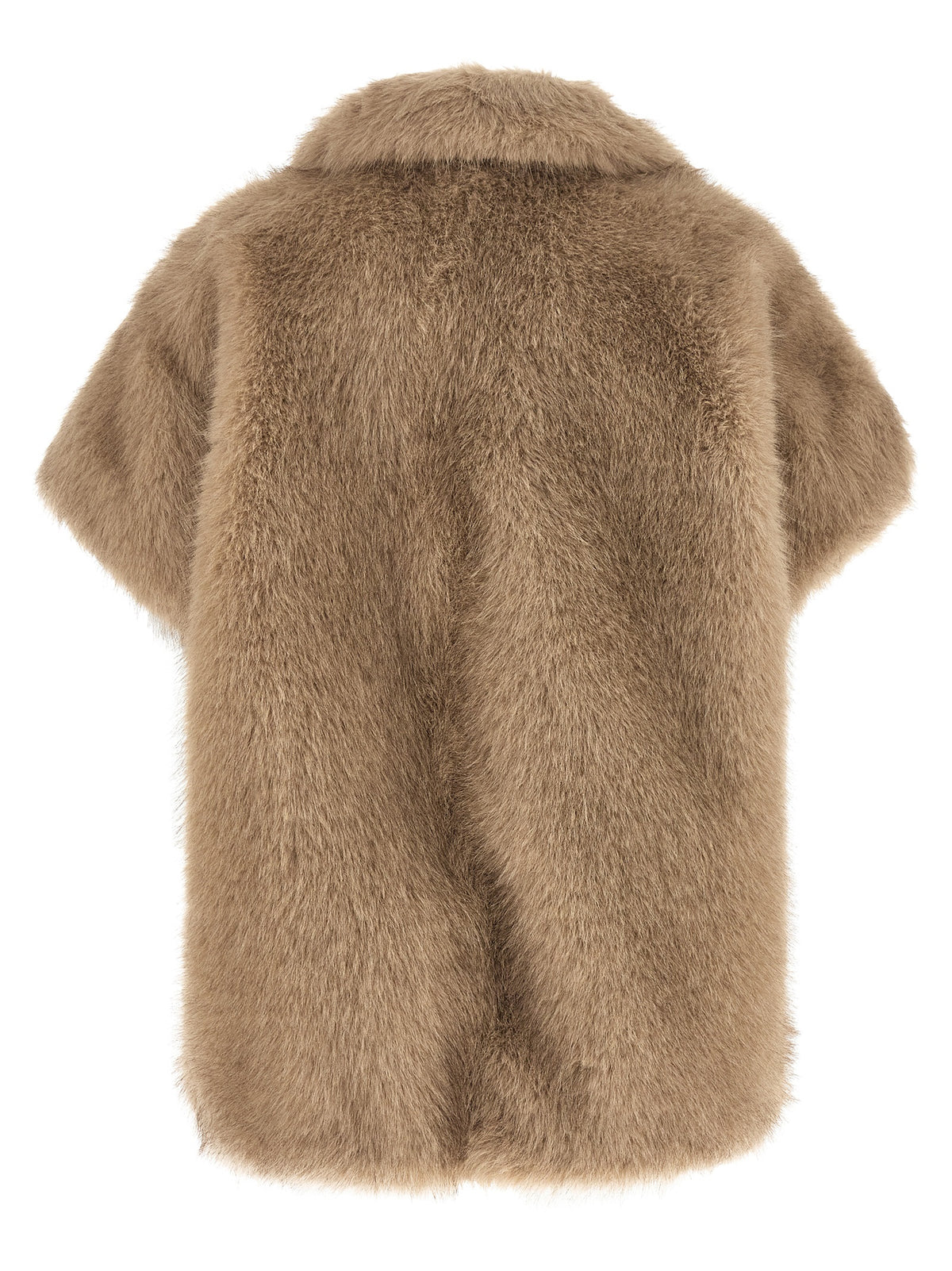 Beige Polyester Coat