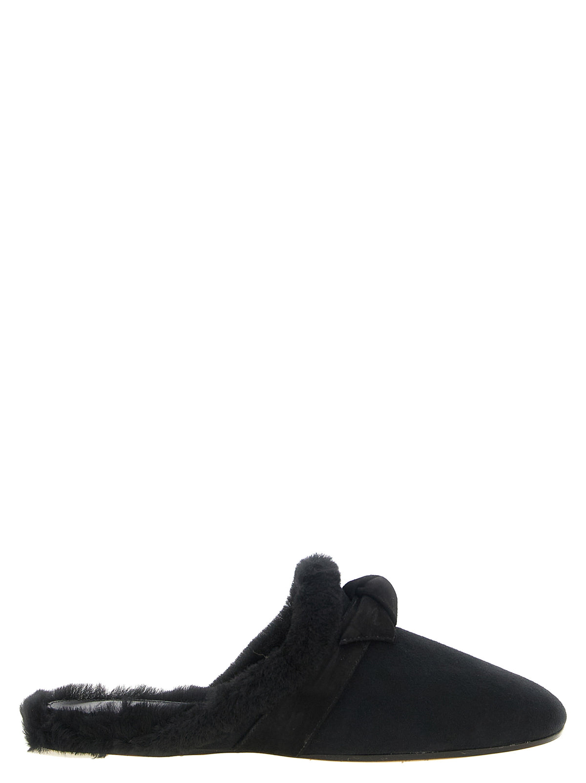 Black Calfskin Mules