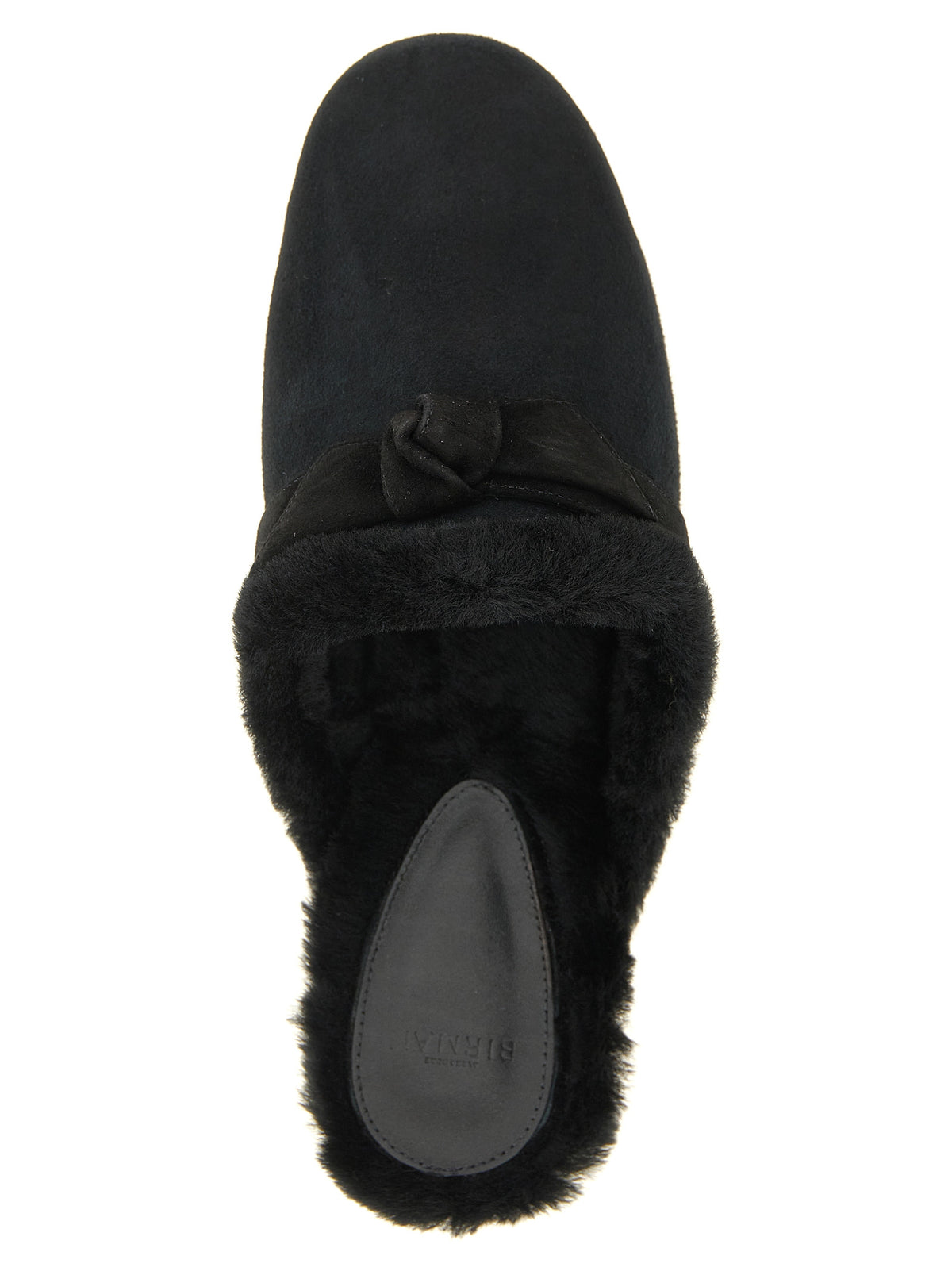 Black Calfskin Mules