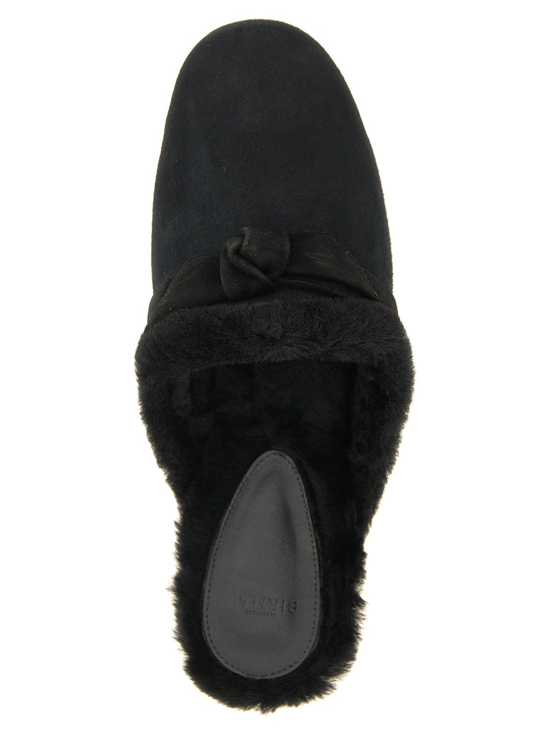 Black Calfskin Mules