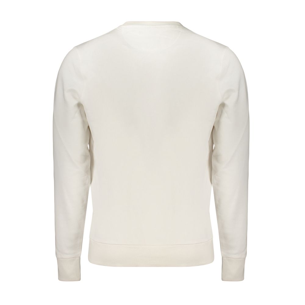 White Cotton Men's Sweatshirt