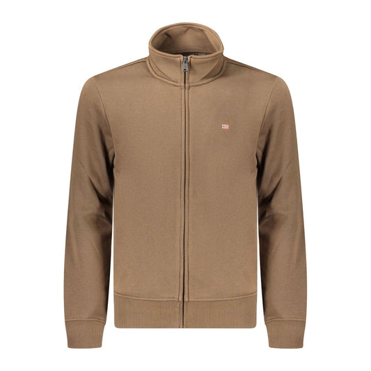 Brown Cotton Men's Sweatshirt