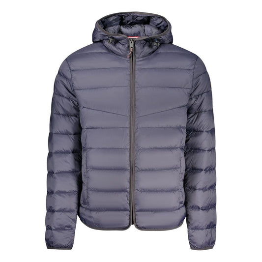 Blue Poliammide Mens Jacket