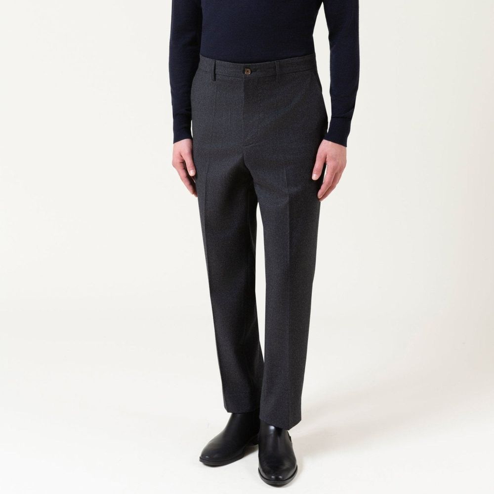 Gray Wool Dress Pants