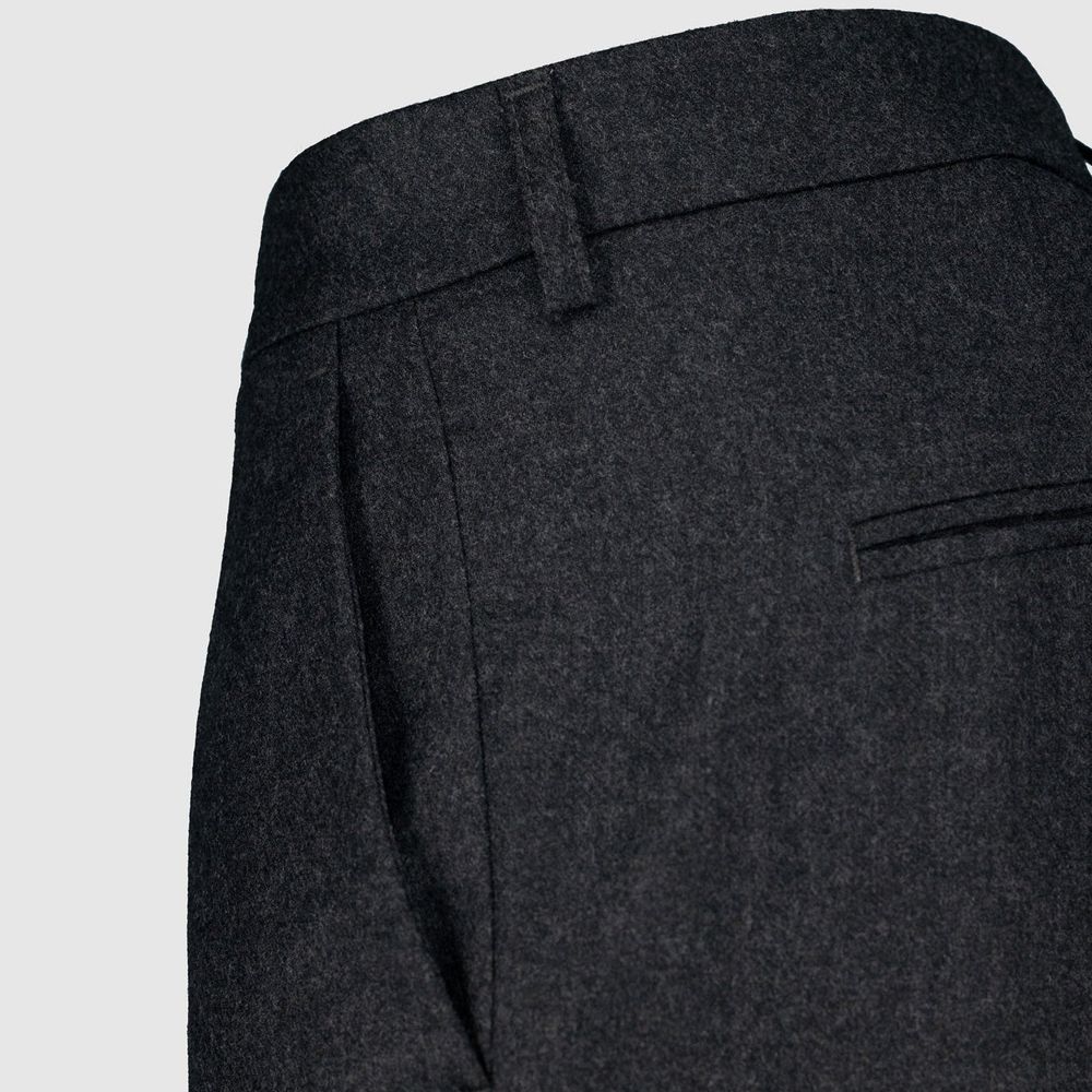 Gray Wool Dress Pants