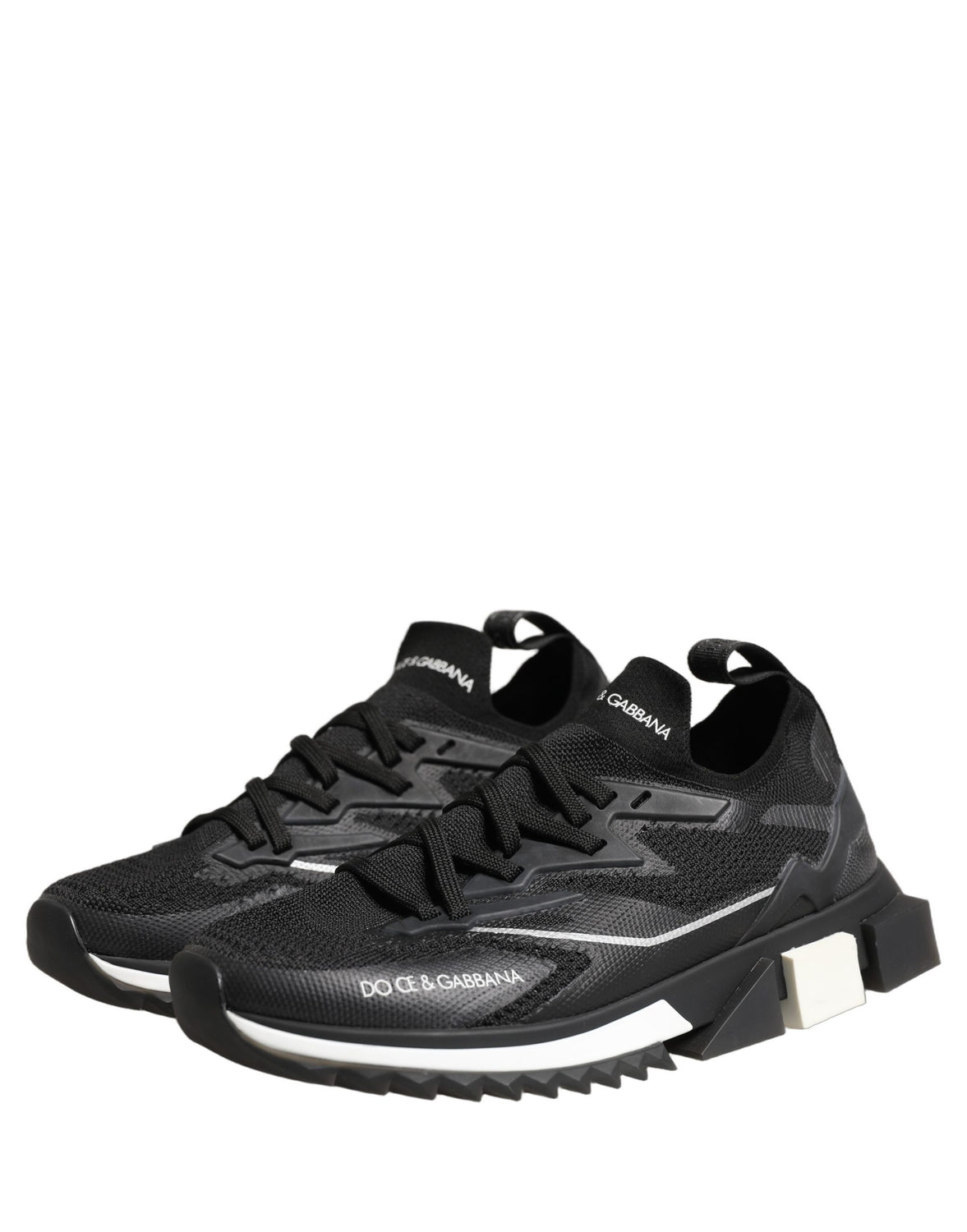 Black White Sorrento Low Top Sneakers Shoes