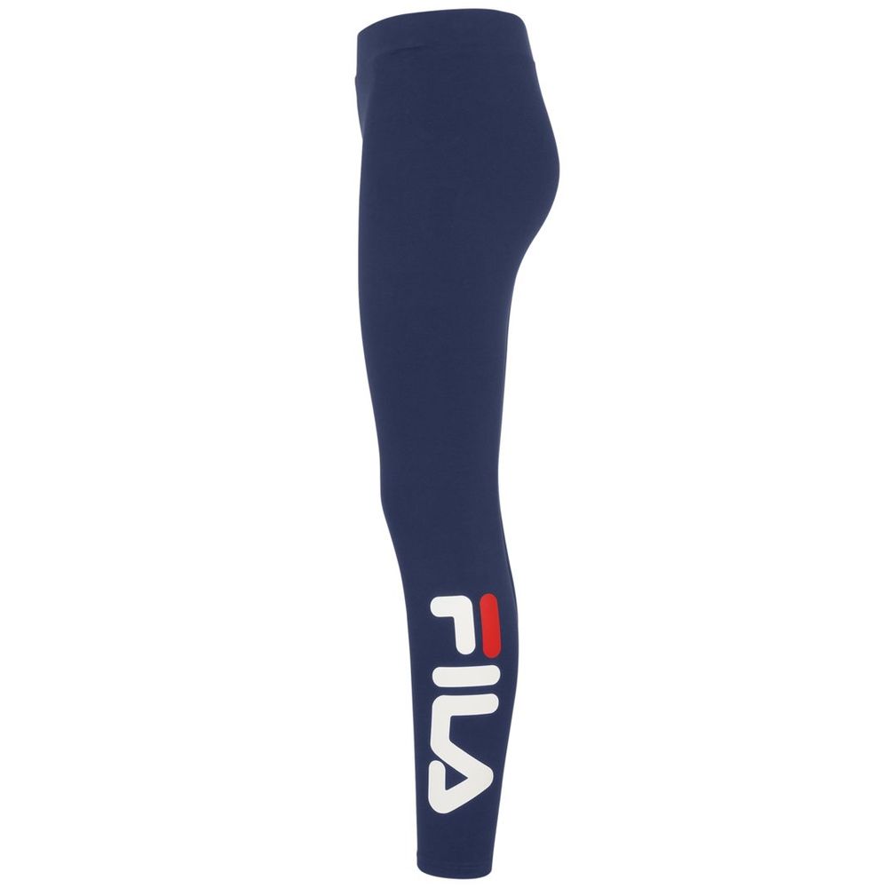 Blue Cotton Leggings