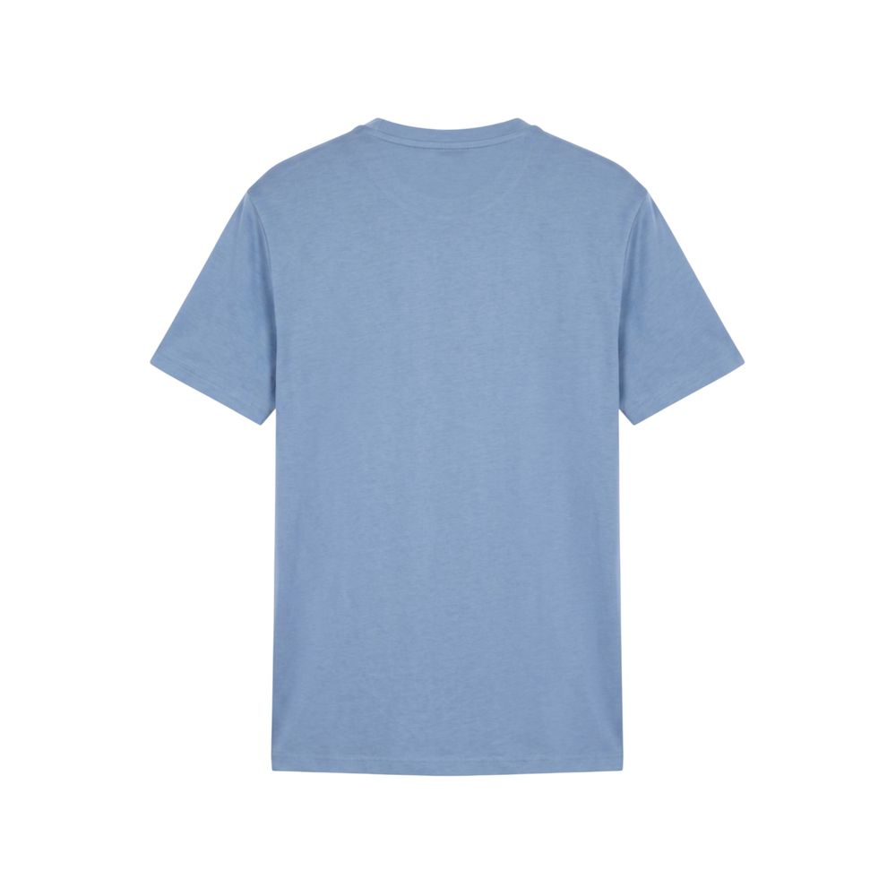 Light Blue Cotton Men T-Shirt