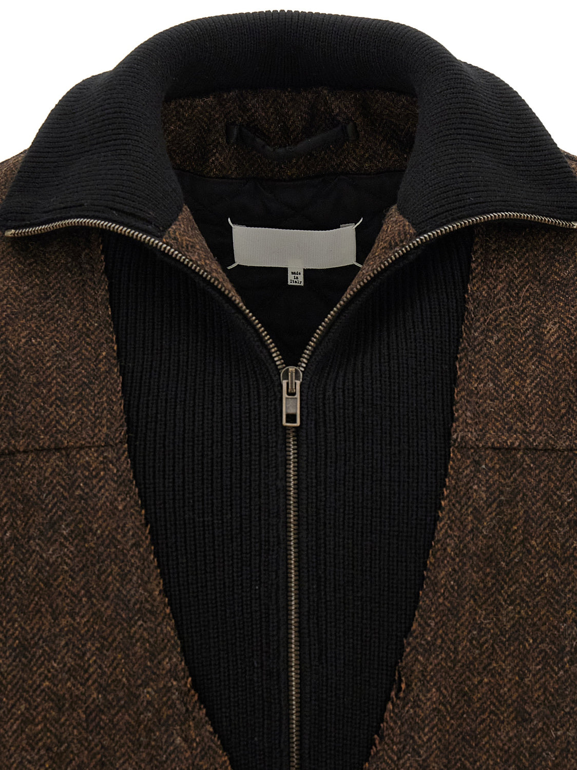Brown Wool Bomber