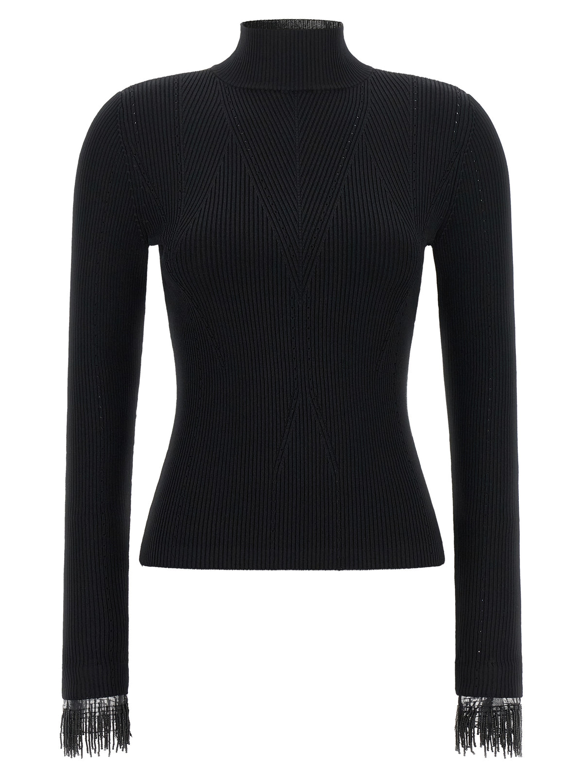Black Viscose Cardigan