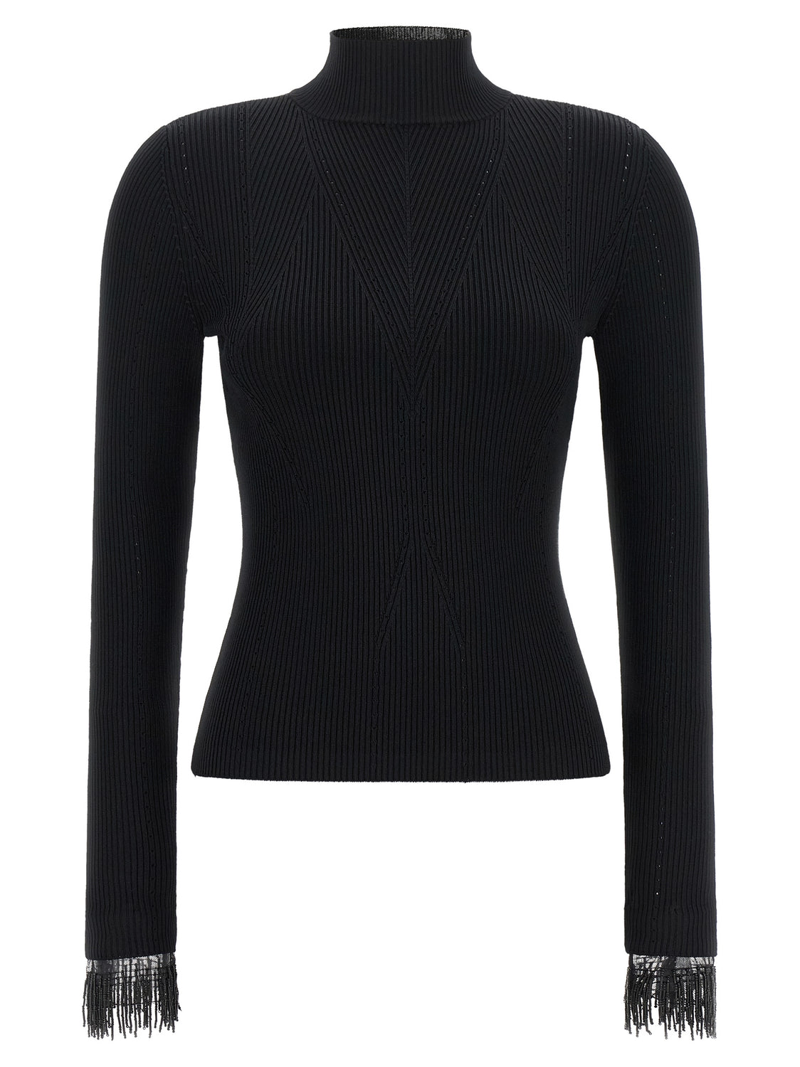Black Viscose Cardigan