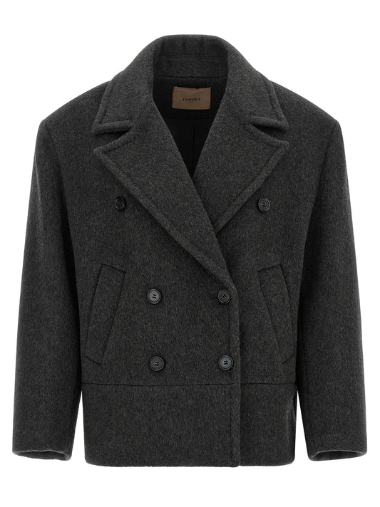 Gray Wool Coat