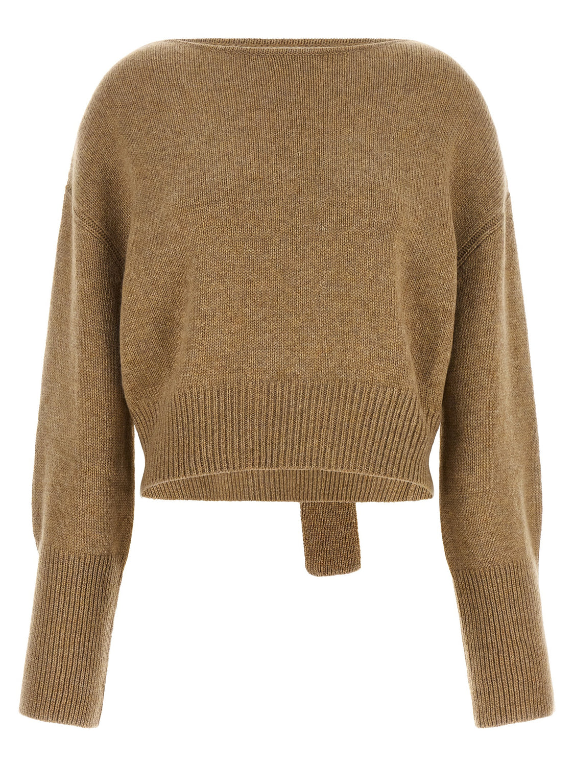 Beige Cashmere Cardigan