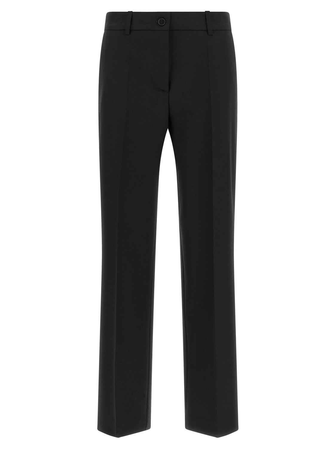 Black Virgin Wool Dress Pants