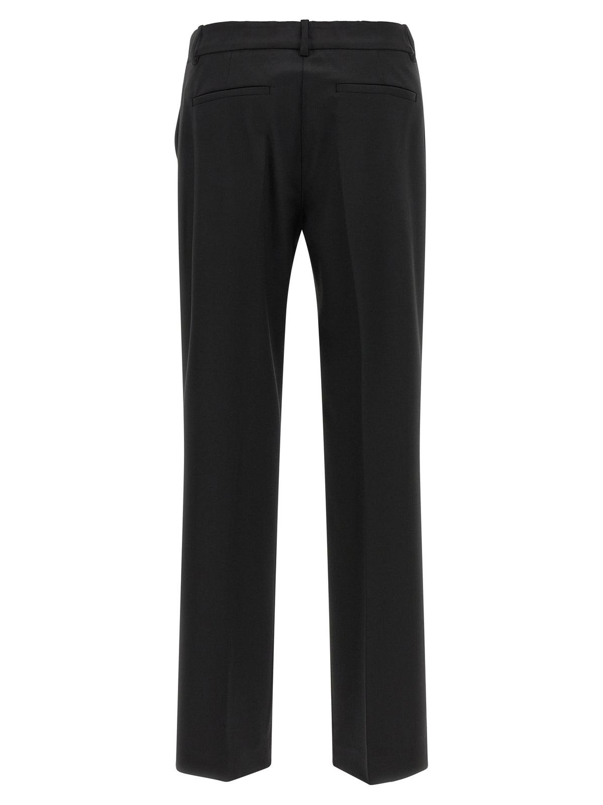 Black Virgin Wool Dress Pants