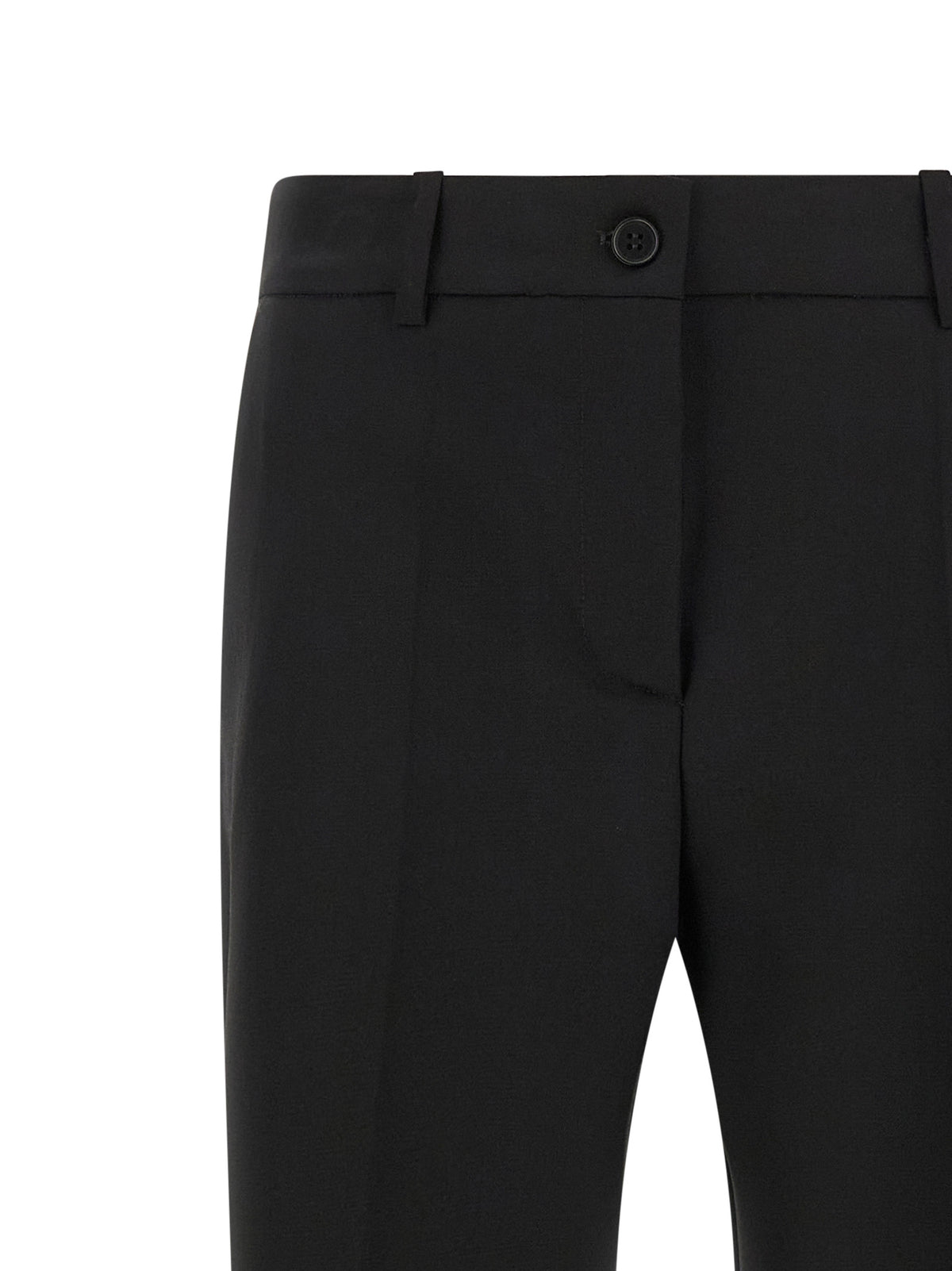 Black Virgin Wool Dress Pants
