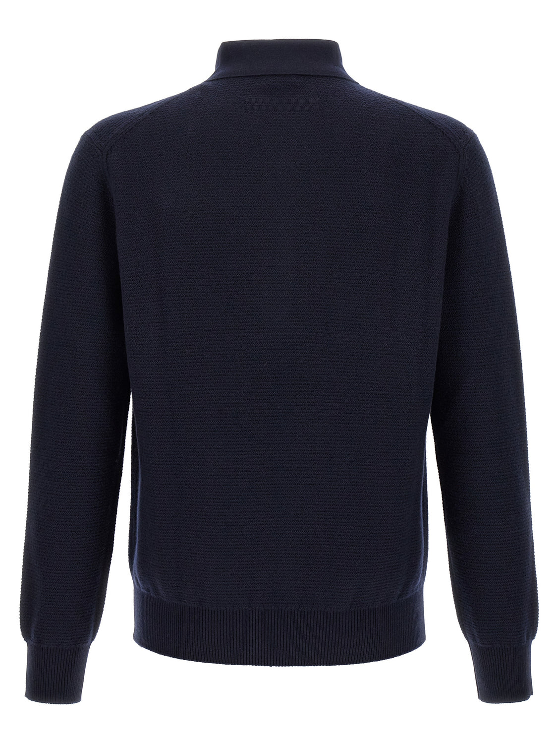 Blue Cashmere Polo Shirt