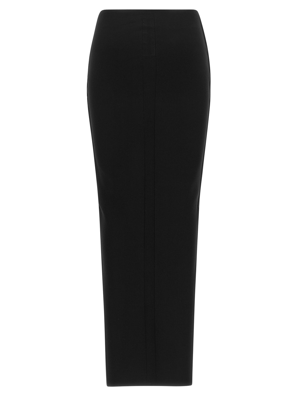 Black Viscose Mini Skirt