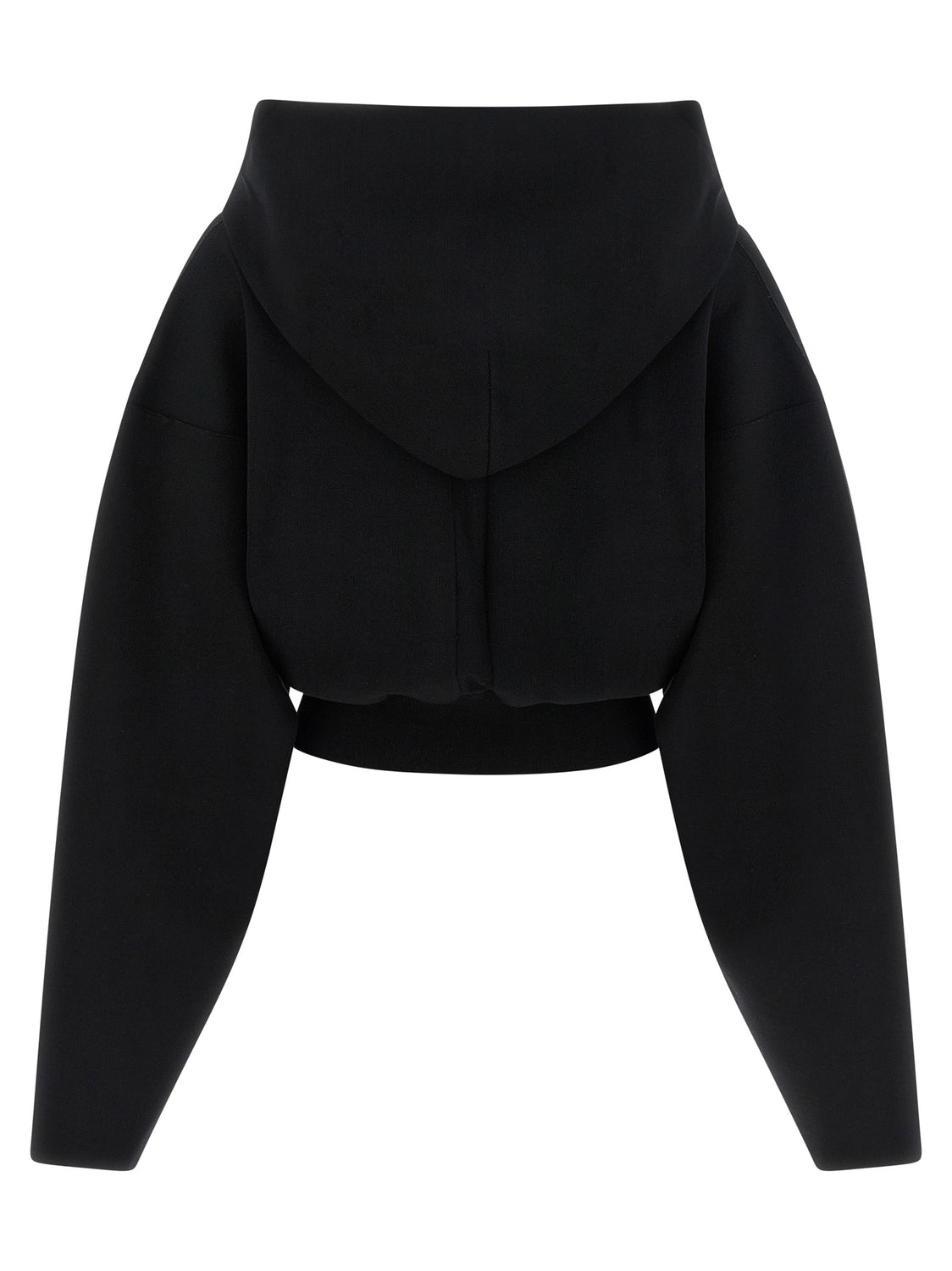 Black Viscose Sweatshirt