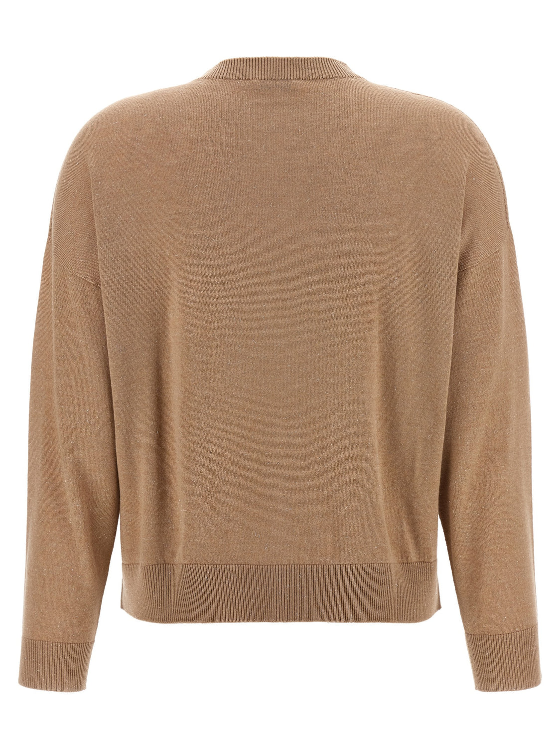 Beige Virgin Wool Cardigan
