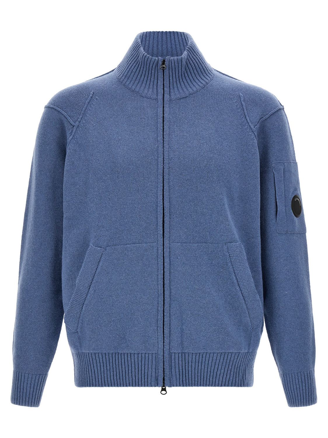 Blue Wool Cardigan