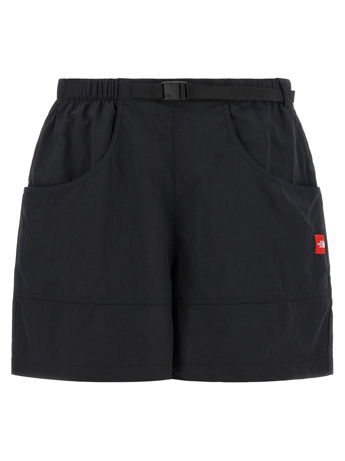 Black Nylon Bermuda Shorts