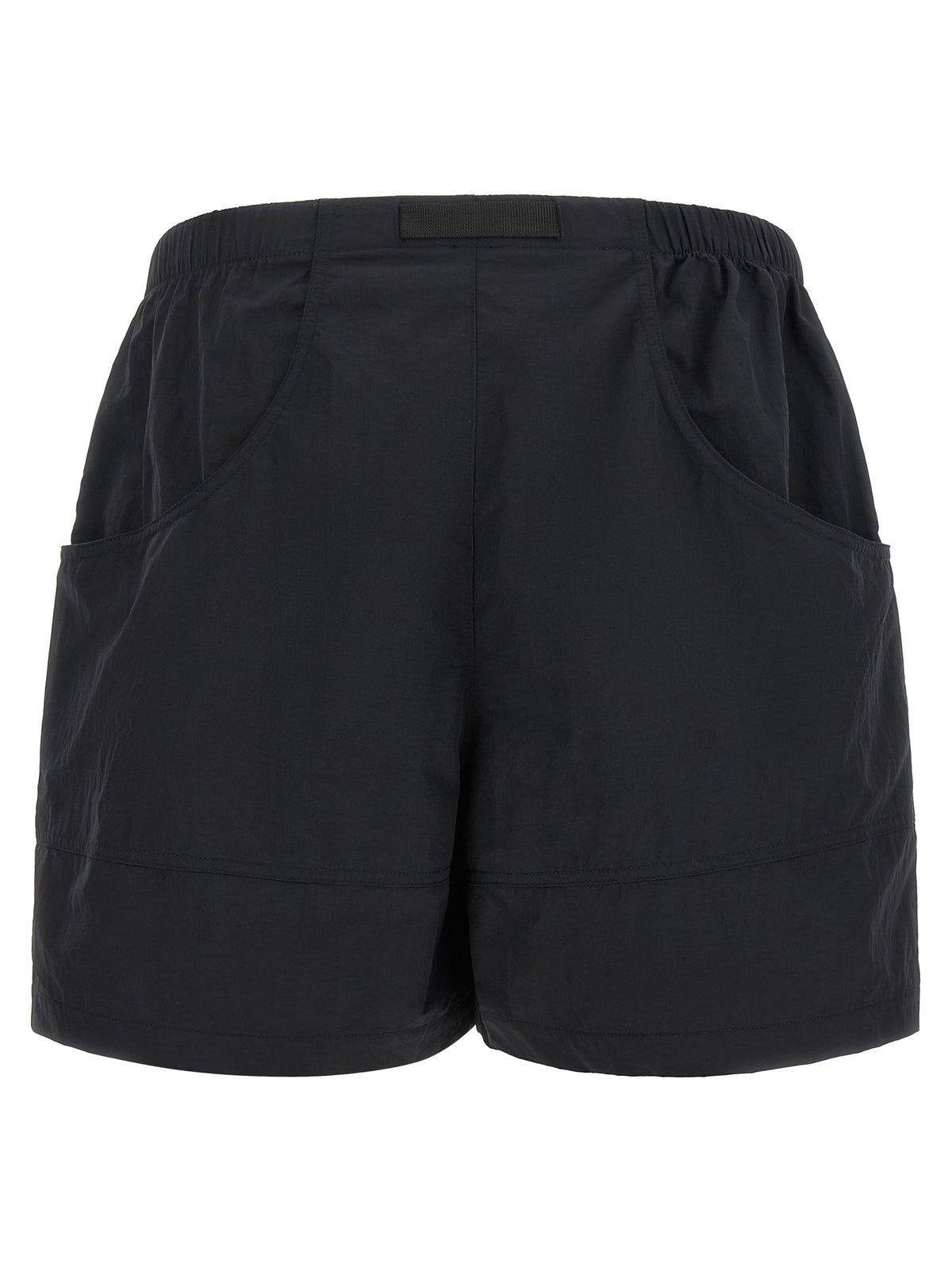 Black Nylon Bermuda Shorts