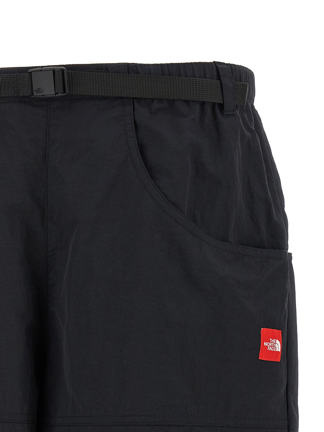 Black Nylon Bermuda Shorts