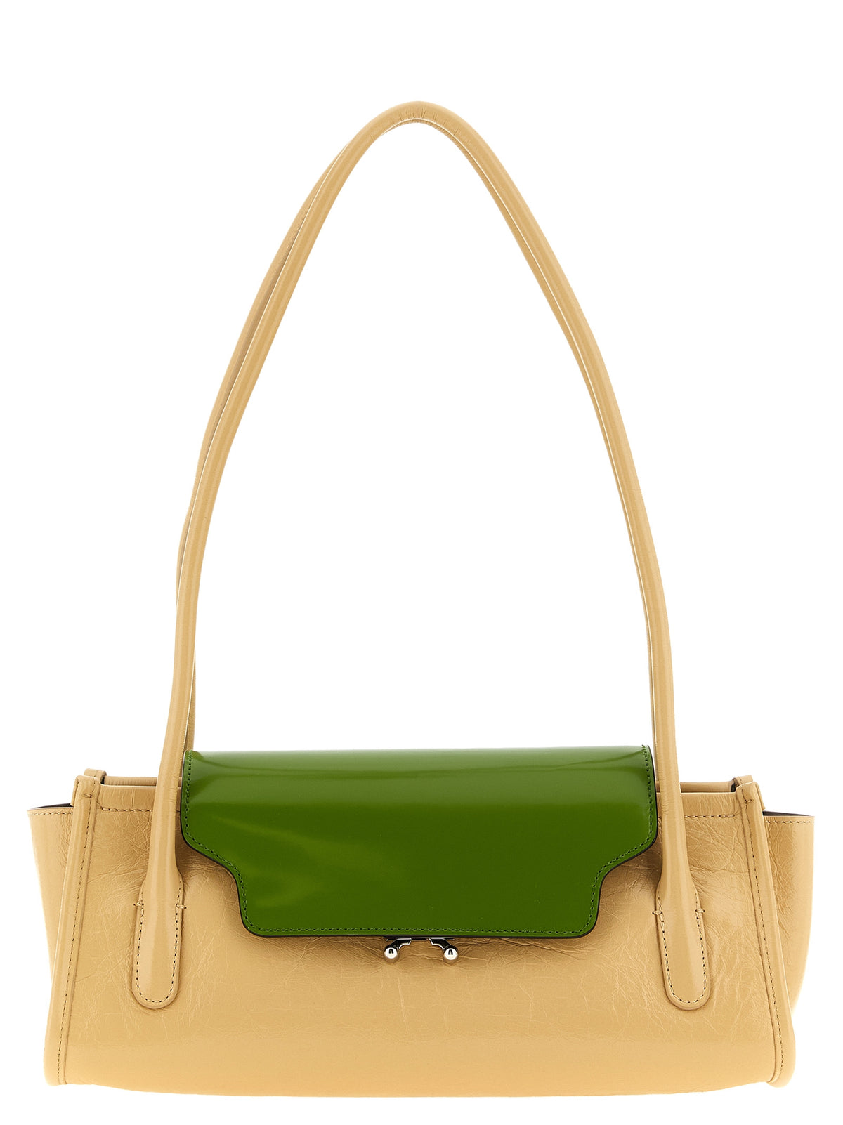 Multicolor Calfskin Shoulder Bag