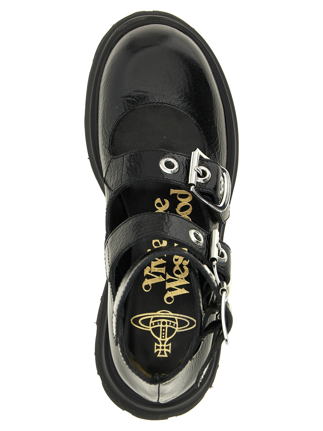 Black Calfskin Ballet Flats