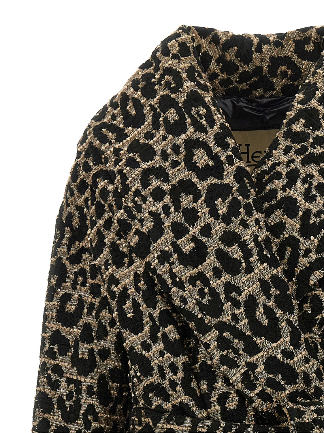 Black Acetate Coat