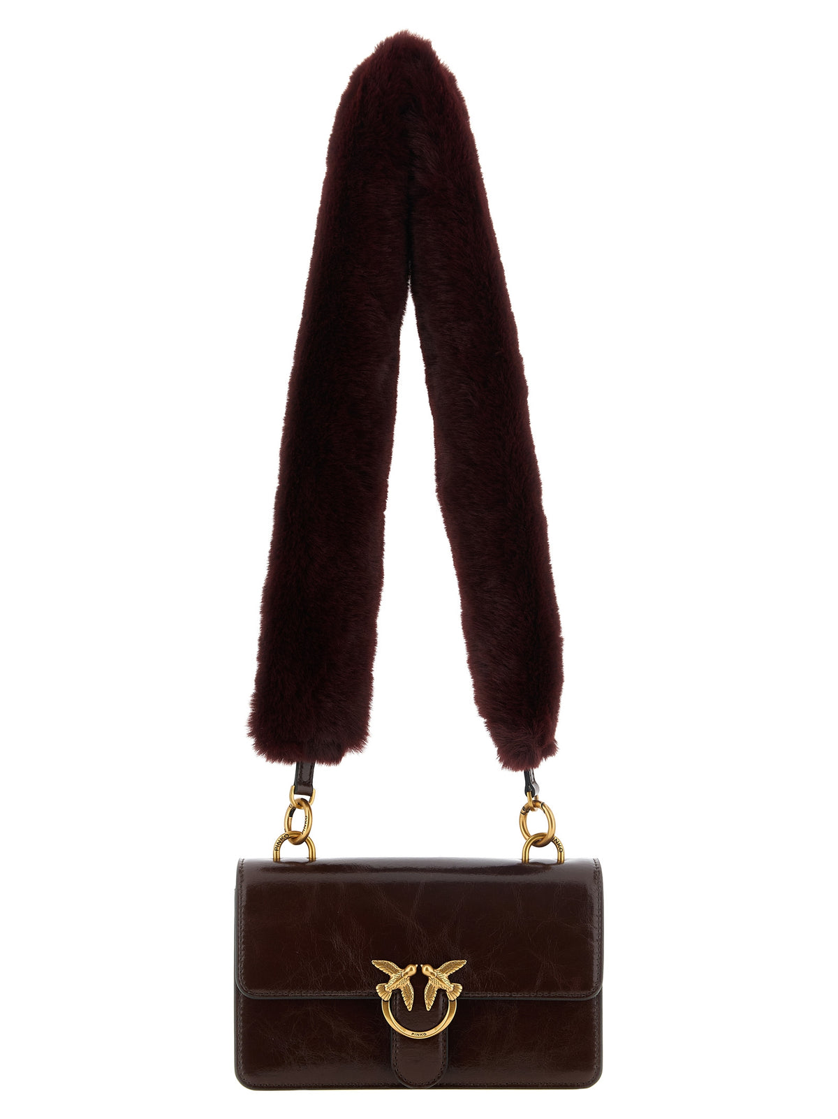 Bordeaux Calfskin Shoulder Bag